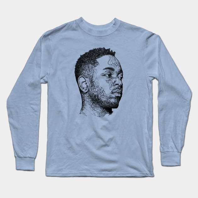 Kendrick Lamar Long Sleeve T-Shirt by Joodls